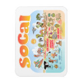 Flexible Magnet souvenir SoCal (Vertical)