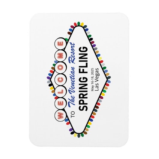 Flexible Magnet Spring Fling 2025 (Vertical)