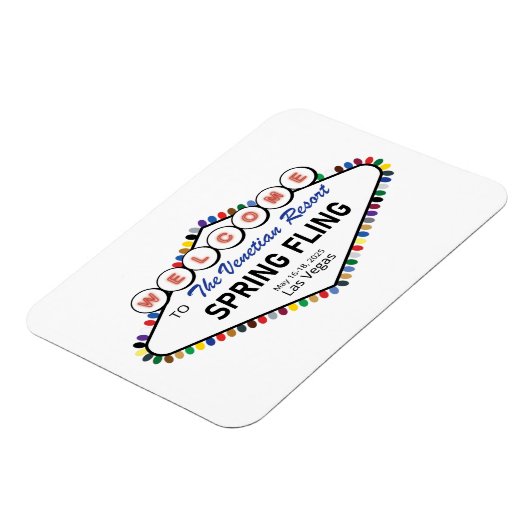 Flexible Magnet Spring Fling 2025 (Côté Gauche)