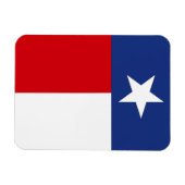 Flexible Magnet Texas Lone Star État Drapeau rouge blanc bl (Horizontal)