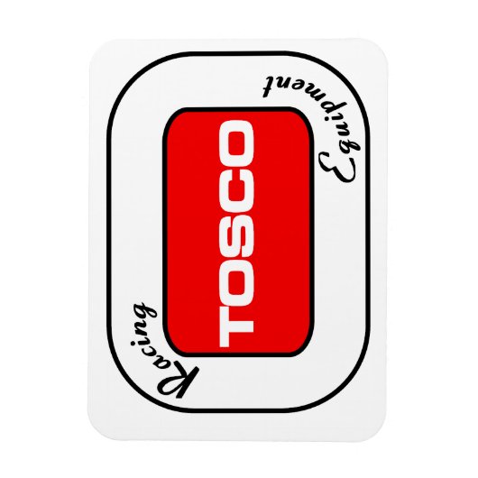 Flexible Magnet TOSCO Racing 3" x 4" (Vertical)