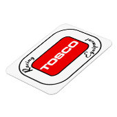 Flexible Magnet TOSCO Racing 3" x 4" (Côté Gauche)