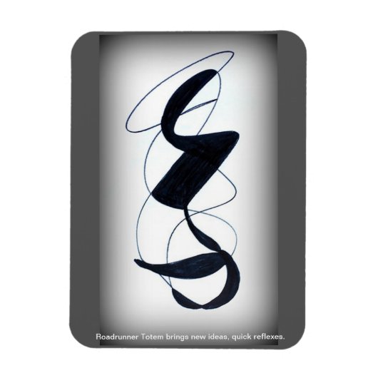 Flexible Magnet Totem Roadrunner (Vertical)