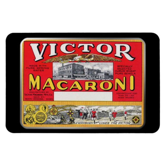 Flexible Magnet - Victor Macaroni, par GalleryGifts (Horizontal)
