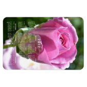 Flexible Magnifique Rose Bud Calendrier Magnet (Horizontal)