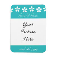 Magnifique Sakura en Turquoise Magnet de Sauvegard
