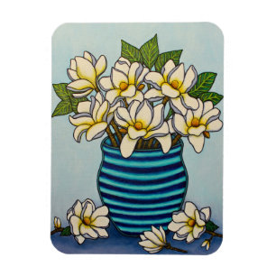 Flexible Magnolia Grandiflora Magnet par Lisa Lorenz