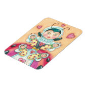 Flexible Maman et bébé Ladybugs MAGNET (Côté Gauche)