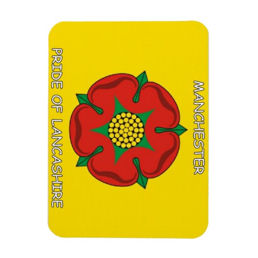 Flexible Manchester - Fierté du Lancashire Fridge Magnet (Vertical)