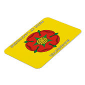Flexible Manchester - Fierté du Lancashire Fridge Magnet (Côté Gauche)