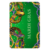 Flexible Mardi Gras Magnet (Vertical)