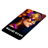 Flexible Mardi Gras Magnet (Côté Gauche)