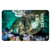 Flexible Mardi Gras Magnet (Horizontal)