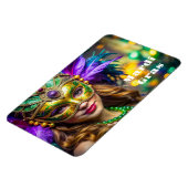 Flexible Mardi Gras Magnet (Côté Gauche)