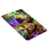 Flexible Mardi Gras Magnet (Côté Droit)