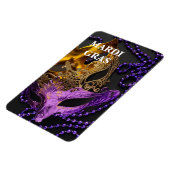 Flexible Mardi Gras Magnet (Côté Gauche)
