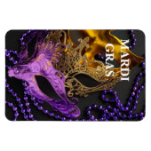 Flexible Mardi Gras Magnet (Horizontal)