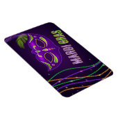 Flexible Mardi Gras Magnet (Côté Droit)