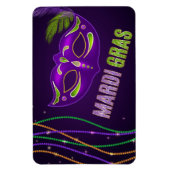 Flexible Mardi Gras Magnet (Vertical)