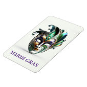Flexible Mardi Gras Magnet (Côté Gauche)