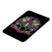 Flexible Mardi Gras Magnet - Plain (Côté Gauche)