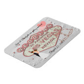 Flexible Mariage à Las Vegas Photo Magnet (Côté Gauche)