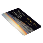 Flexible mariage sur la plage Magnet Réservez la date (Côté Droit)