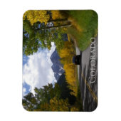 Flexible Maroon Bells Aspen Colorado Fridge Magnet (Vertical)