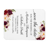 Flexible Marsala et Magnet Réservez la date rose (Horizontal)