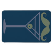 Flexible Martini Moustache magnet (Horizontal)
