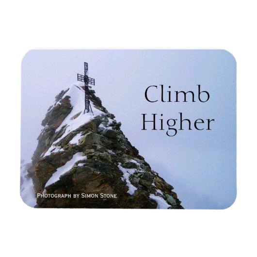 Flexible Matterhorn Summit Cross Magnet (Horizontal)
