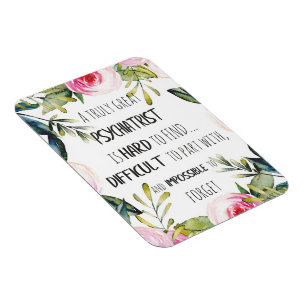 Flexible Meilleur psychiatre jamais Magnet de cadeau unique