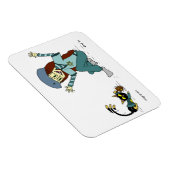 Flexible Mel the Cat and Maizy Hanoukka Magnet (Côté Droit)