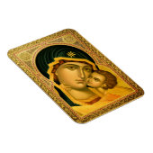 Flexible Mère de Dieu Glykophilousa — Icon Magnet (Côté Droit)