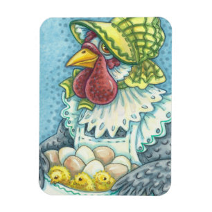 Flexible Mère Hen et ses enfants MAGNET * Personnaliser