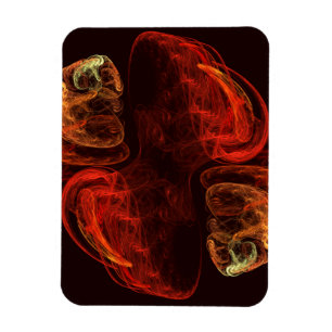 Flexible Métamorphose Abstrait Art Premium Magnet