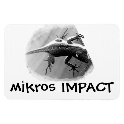 FLEXIBLE MIKROS IMPACT SHADOW LIZARD FLEX MAGNET (Horizontal)