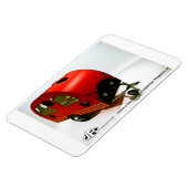 Flexible Mini Camper vélo style Ladybug Premium Magnet (Côté Gauche)