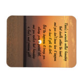 Flexible Miracle de l'amitié Poem Magnet (Horizontal)