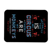 Flexible Mon cirque Mon Magnet de singes (Horizontal)