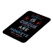 Flexible Mon cirque Mon Magnet de singes (Côté Gauche)