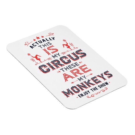 Flexible Mon cirque Mon Magnet de singes (Côté Droit)