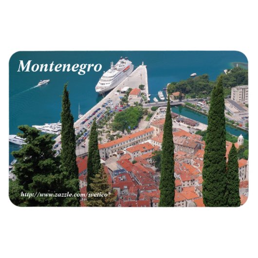 Flexible Monténégro Premium Magnet (Horizontal)
