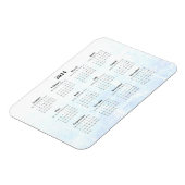 Flexible Monthly 2024 Calendar Magnet Textured (Côté Gauche)