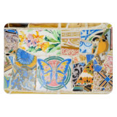 Flexible Mosaïques Park Guell Premium Magnet (Horizontal)