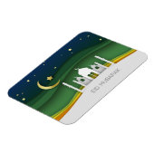 Flexible Mosquée coupée en papier de l'Aïd moderne - Magnet (Côté Gauche)