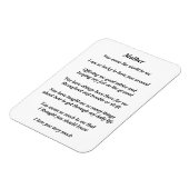 Flexible Mothers Poem Magnet (Côté Gauche)