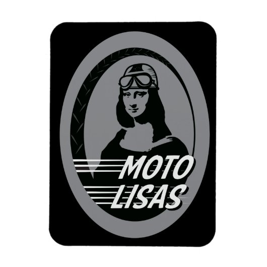 Flexible Moto Lisas Magnet (Vertical)