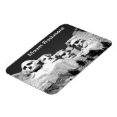 Flexible Mt Rushmore Magnet in BW (Côté Gauche)