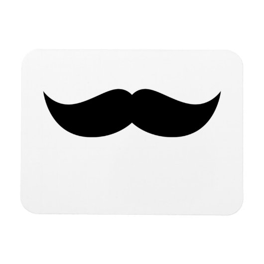 Flexible Mustache Premium Magnet (Horizontal)